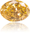 Natural Yellow Diamond Oval 0.39 ct Polished