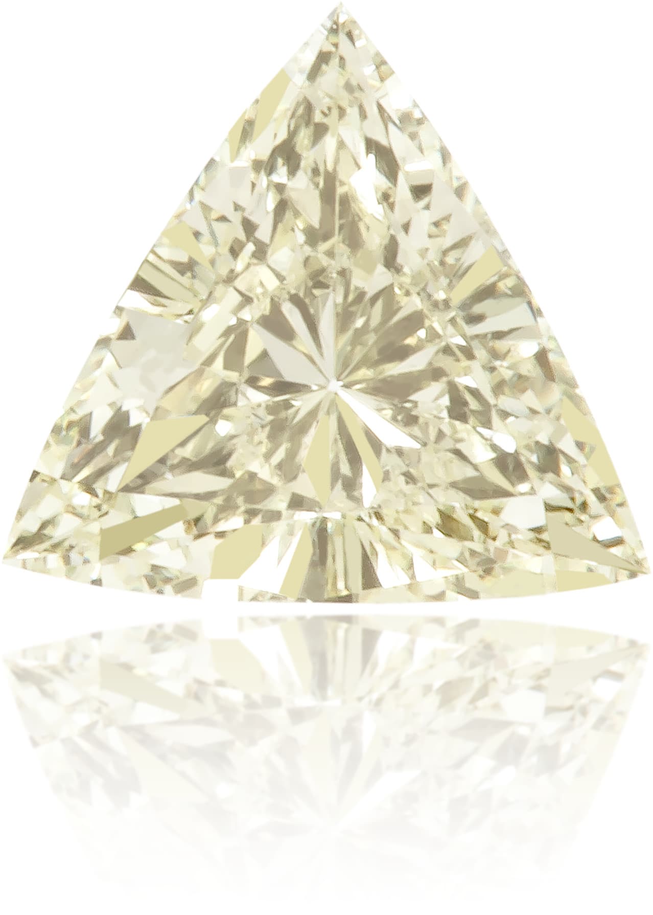 Natural Yellow Diamond Triangle 0.23 ct Polished