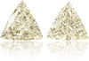 Natural Yellow Diamond Triangle 0.44 ct set