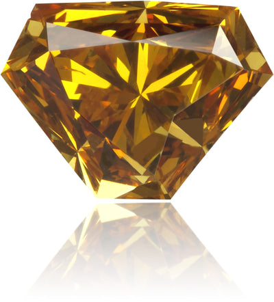 Natural Orange Diamond Shield 1.06 ct Polished
