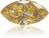 Natural Orange Diamond Marquise 1.00 ct Polished