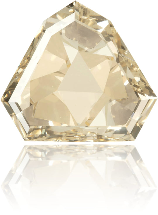 Natural Brown Diamond Triangle 1.36 ct Polished