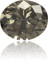 Natural Green Diamond Oval 1.17 ct Polished