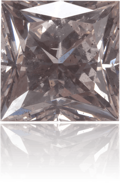 Natural Pink Diamond Princess 1.45 ct Polished