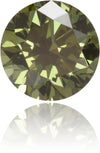 Natural Green Diamond Round 0.18 ct Polished