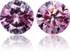 Natural Purple Diamond Round 0.23 ct set