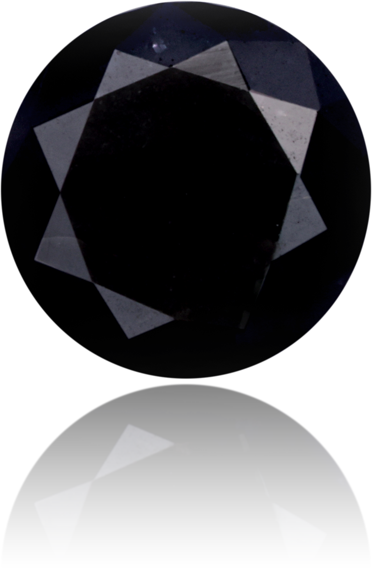 Natural Black Diamond Round 1.40 ct Polished