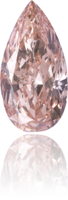 Natural Pink Diamond Pear Shape 0.41 ct Polished