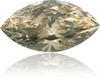 Natural Green Diamond Marquise 0.42 ct Polished