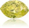 Natural Green Diamond Marquise 0.21 ct Polished