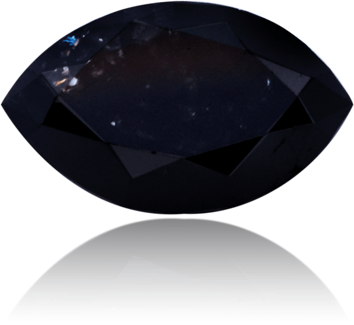 Natural Black Diamond Marquise 2.41 ct Polished