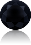 Natural Black Diamond Round 1.57 ct Polished
