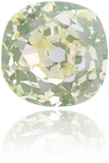 Natural Green Diamond Cushion 0.85 ct Polished