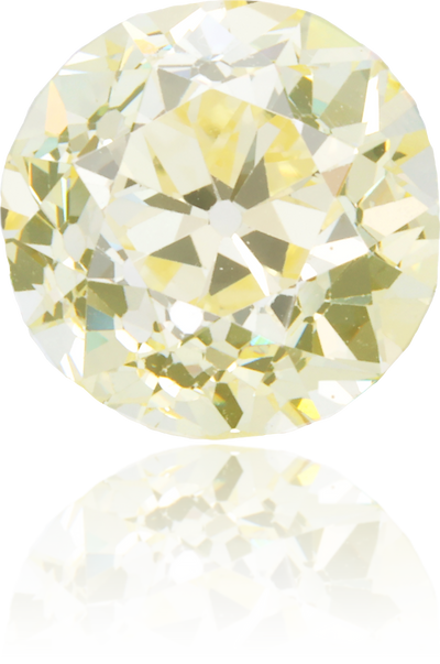 Natural Yellow Diamond Round 2.01 ct Polished