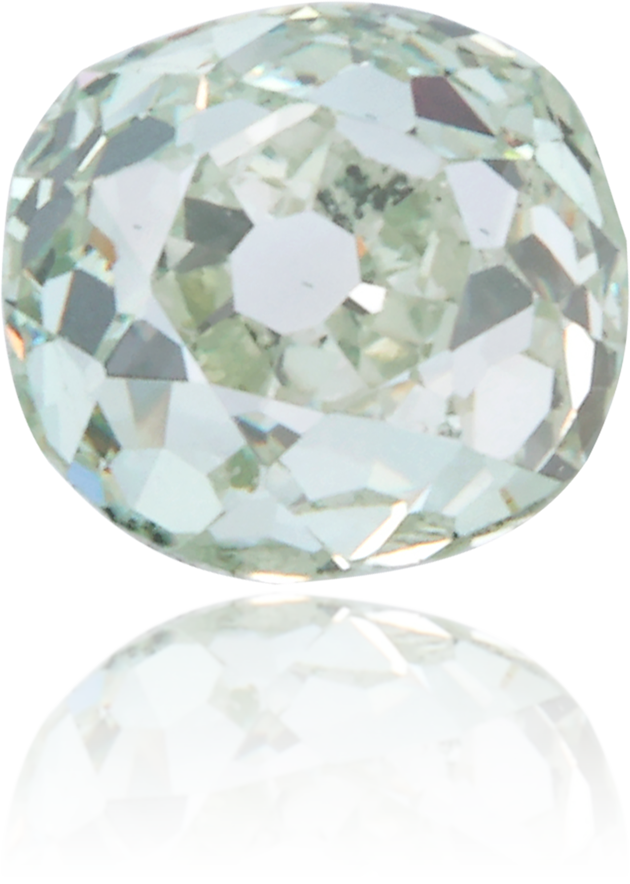 Natural Green Diamond Cushion 0.44 ct Polished