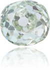 Natural Green Diamond Cushion 0.44 ct Polished