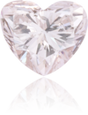 Natural Pink Diamond Heart Shape 0.37 ct Polished