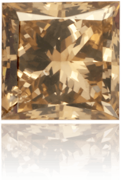 Natural Brown Diamond Square 0.26 ct Polished