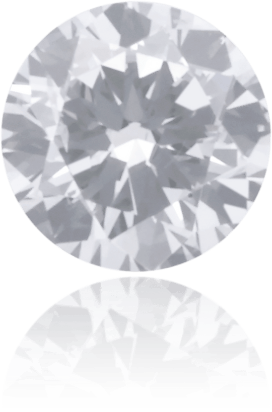 Natural Gray Diamond Round 0.11 ct Polished