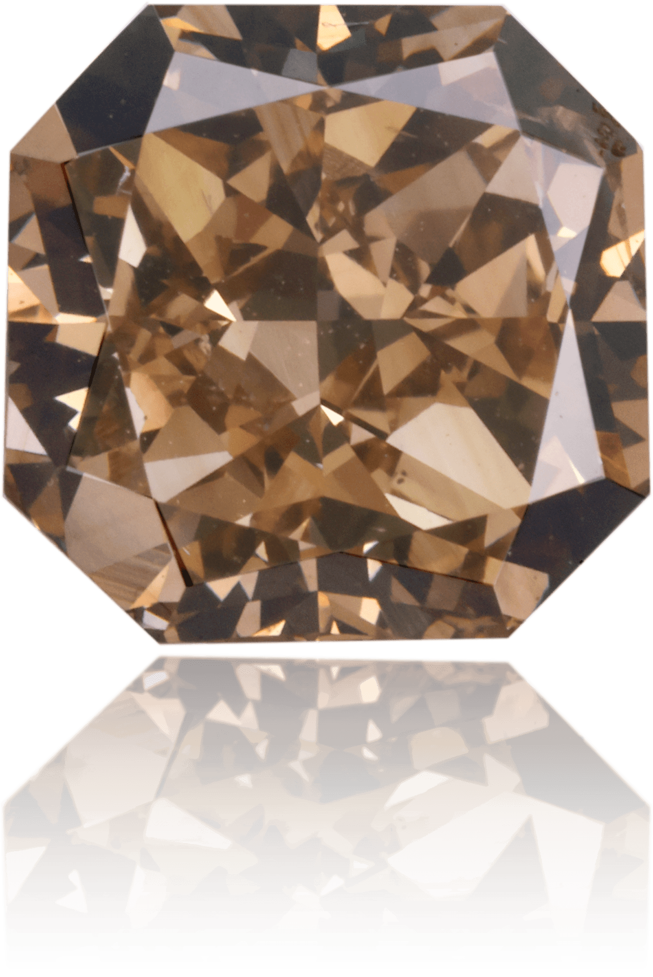 Natural Brown Diamond Rectangle 3.02 ct Polished