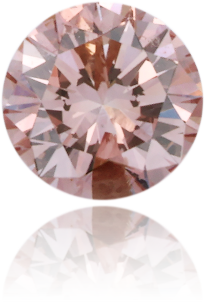 Natural Pink Diamond Round 0.17 ct Polished