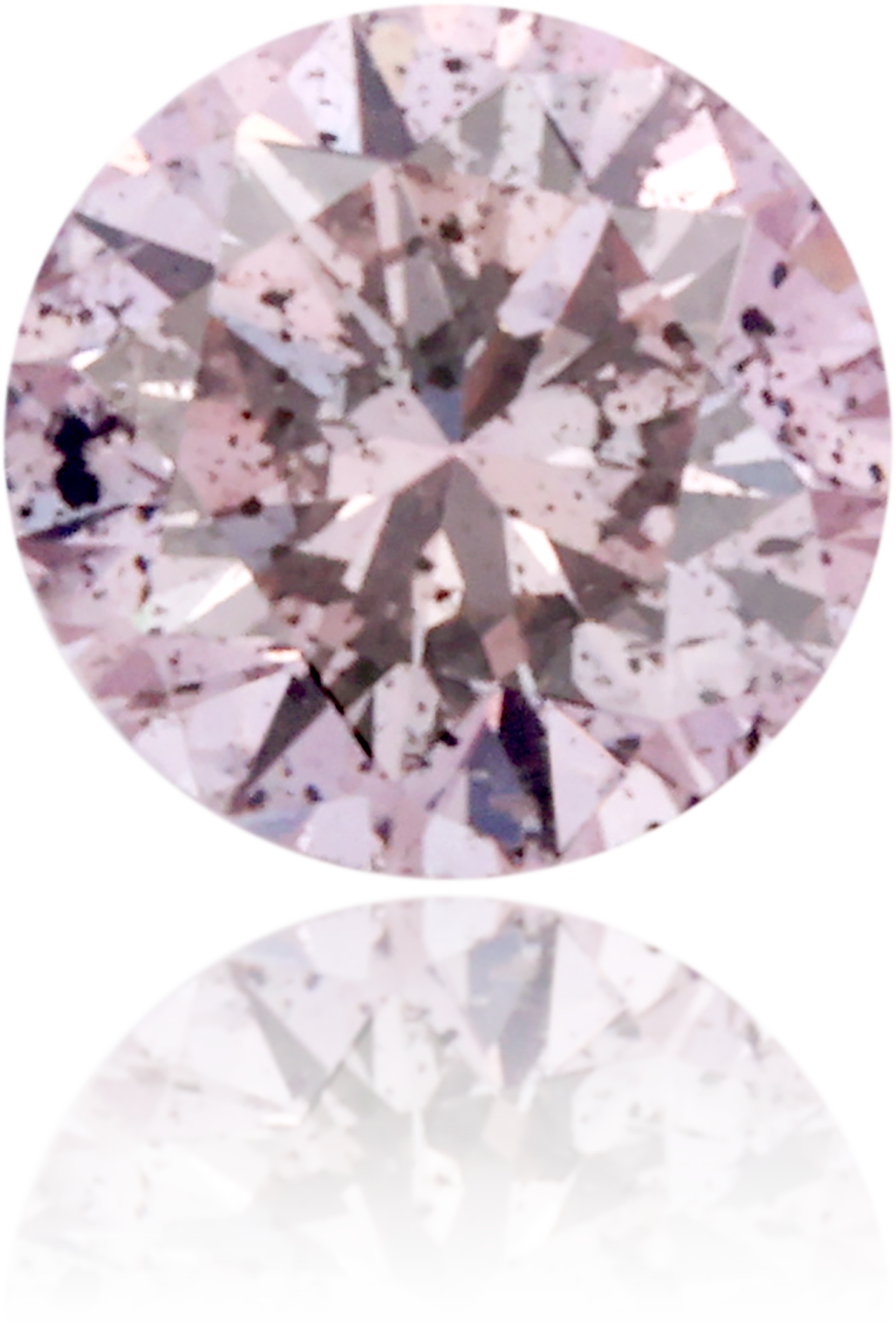 Natural Purple Diamond Round 0.11 ct Polished