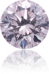Natural Purple Diamond Round 0.35 ct Polished