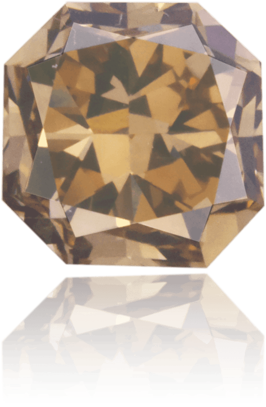 Natural Brown Diamond Square 1.29 ct Polished