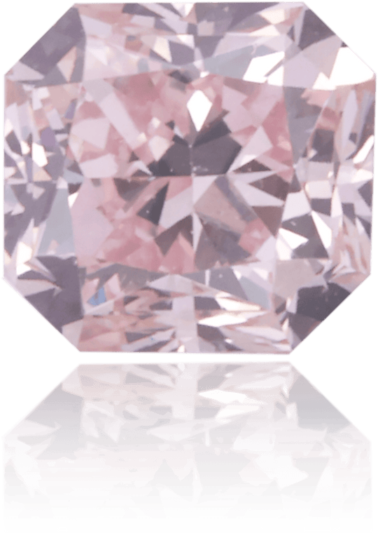 Natural Pink Diamond Rectangle 0.33 ct Polished