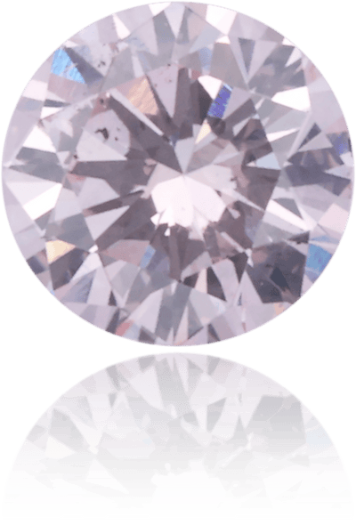 Natural Pink Diamond Round 0.24 ct Polished