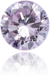 Natural Purple Diamond Round 0.18 ct Polished