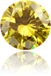 Natural Green Diamond Round 1.37 ct Polished