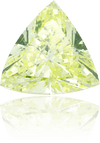Natural Green Diamond Triangle 1.59 ct Polished
