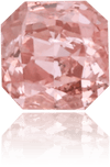 Natural Pink Diamond Rectangle 0.25 ct Polished
