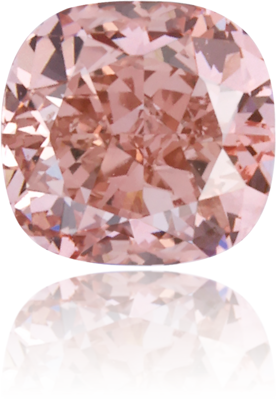 Natural Pink Diamond Cushion 0.64 ct Polished
