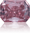 Natural Purple Diamond Rectangle 1.05 ct Polished