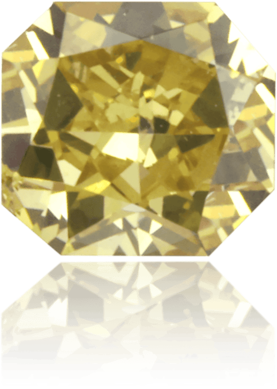 Natural Green Diamond Rectangle 0.24 ct Polished