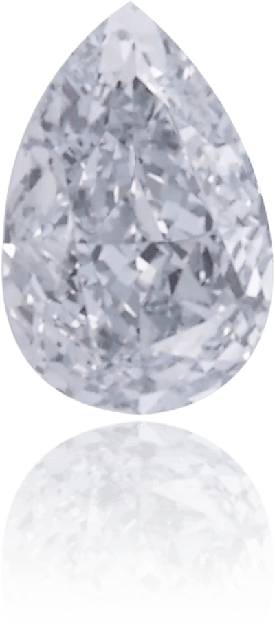 Natural Blue Diamond Pear Shape 0.15 ct Polished