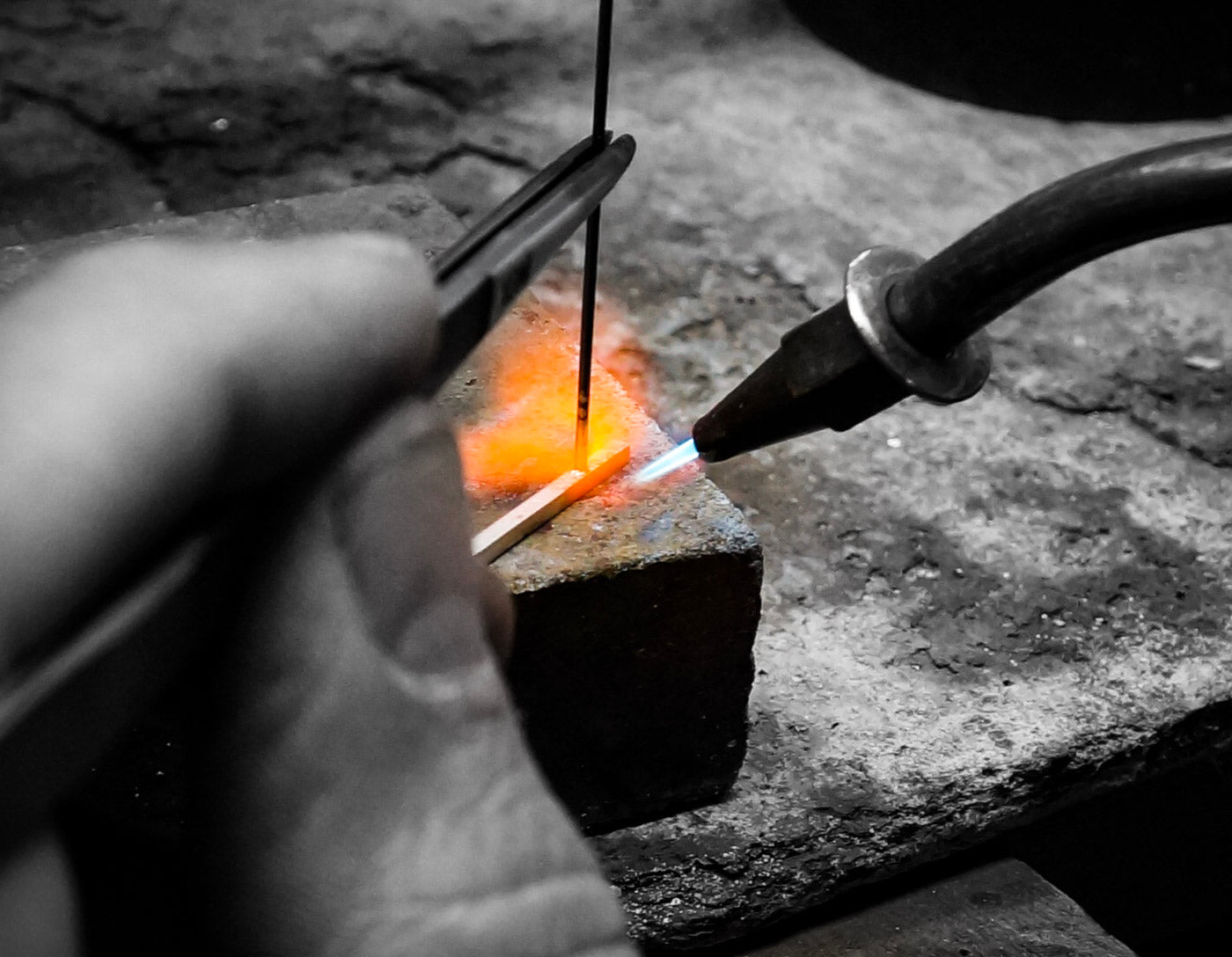 Fine jewelry craftsmanship handmade fabrication