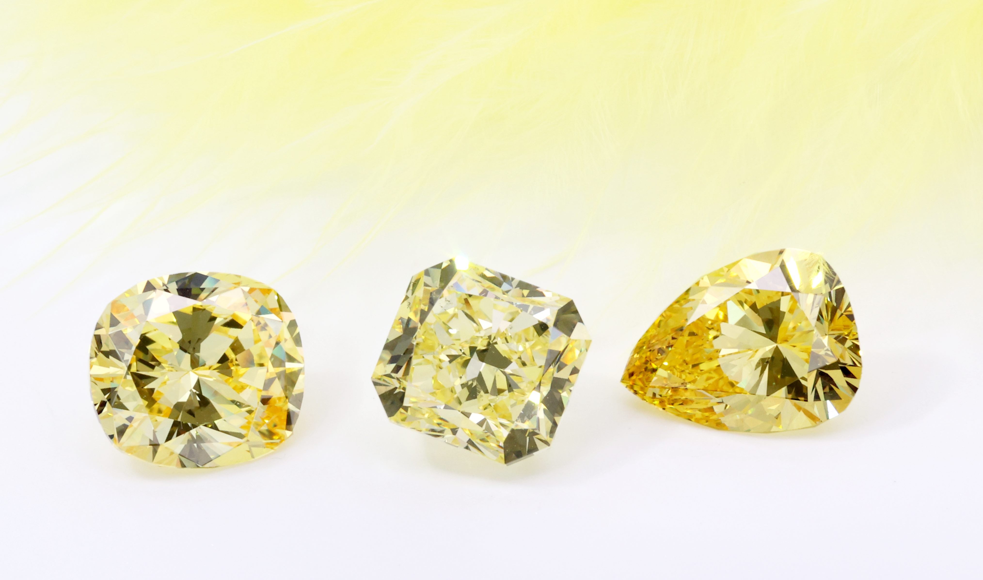 Natural yellow diamonds from Langerman Diamonds