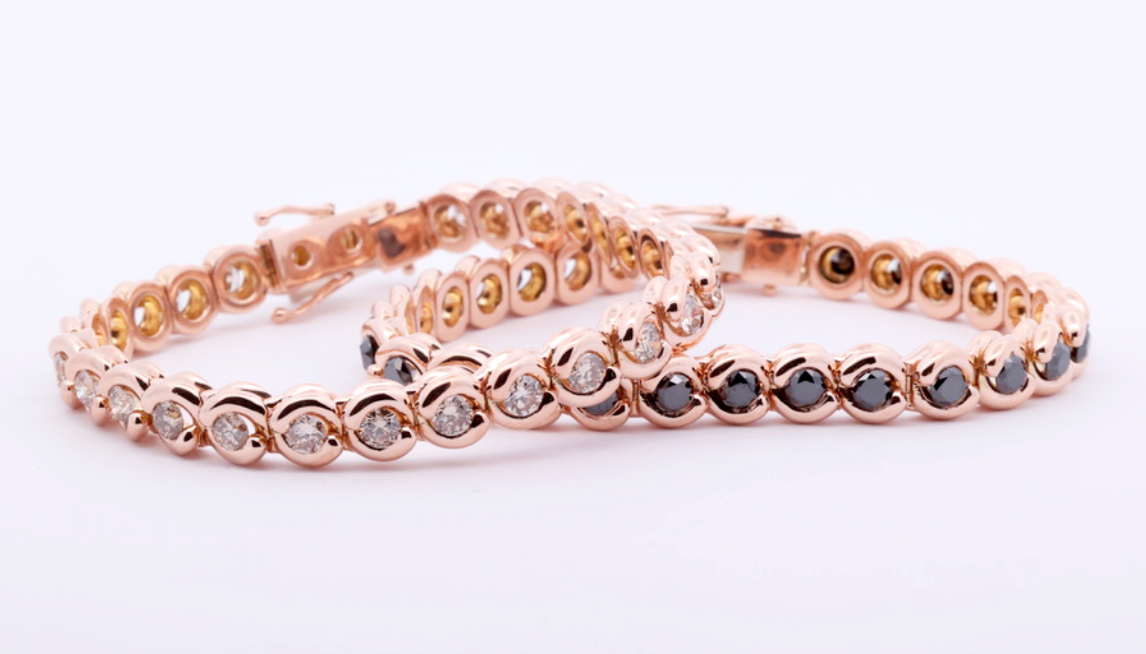 Made-to-order diamond tennis bracelets