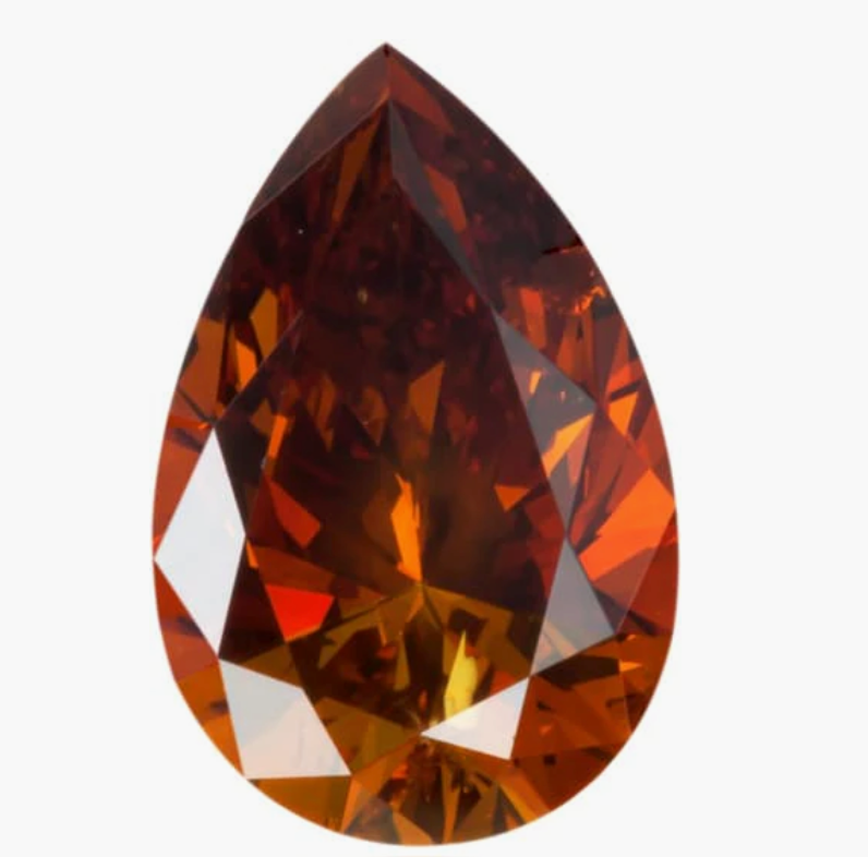 Fancy Deep Orangy Brown diamond