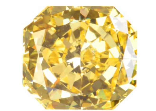 Fancy Deep Yellow diamond with GIA report