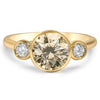 Champagne Three-stone ring