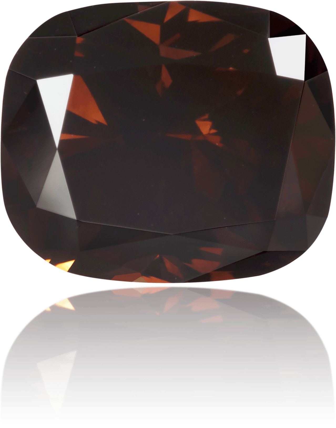 Natural Brown Diamond Cushion 2.20 ct Polished