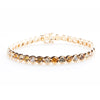 Yellow Gold Rainbow Bracelet With Natural Color Diamonds