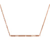 Champagne Diamond Bar Pendant