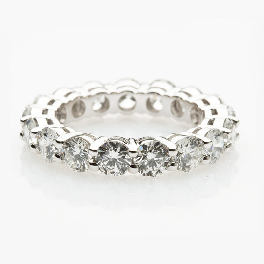 White Diamond Wedding Band