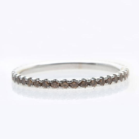 Chocolate Diamond Eternity Ring