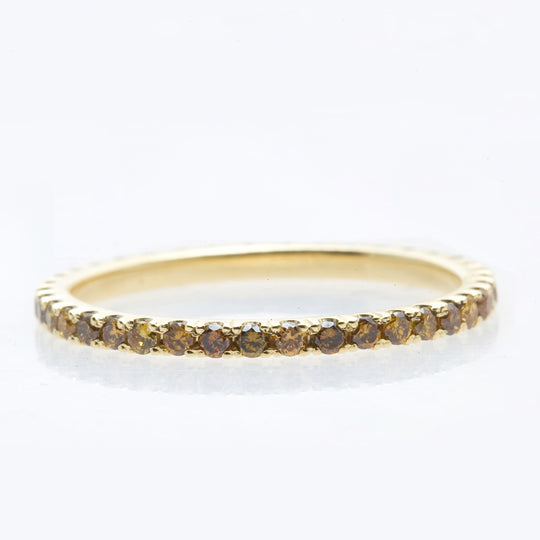 Cognac Diamond Eternity Ring